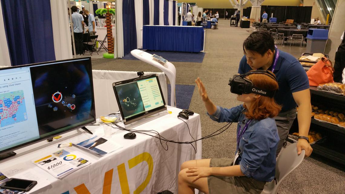 Dr. Tran demoing at AOA 2016